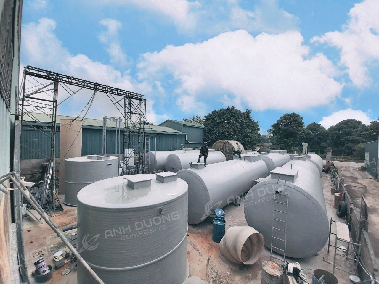 Báo giá bồn xử lý nước thải composite FRP (Mới 2024)