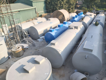 dự án 12 bồn xử lý nước thải asenco