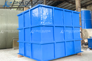 bể composite vuông xử lý nước thải