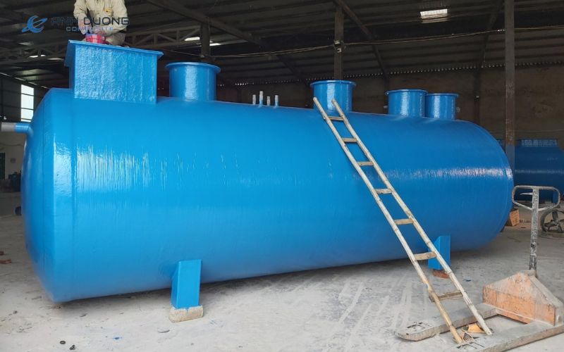 bồn composite xử lý nước thải nhà máy