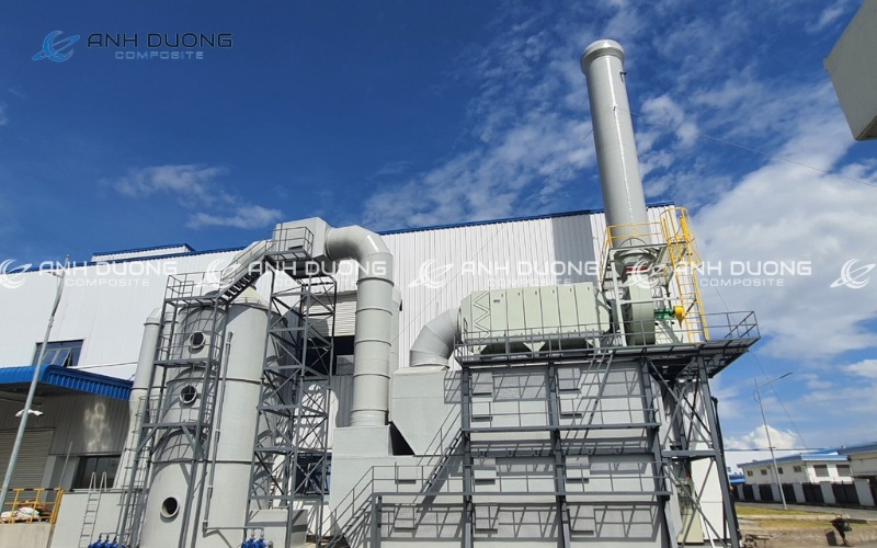 Các hệ thống xử lý khí thải giúp hạn chế phát tán khí thải ra môi trường