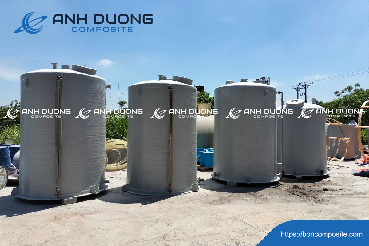 báo giá bồn composite chứa hóa chất